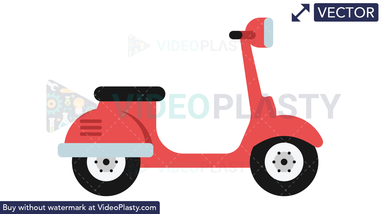 Scooter Icon Vector Clipart