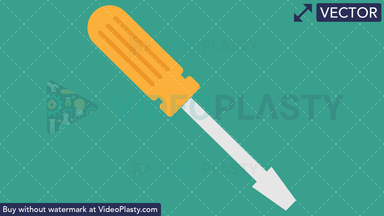 Screw Driver Icon Vector Clipart