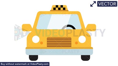 Taxi Icon Vector Clipart