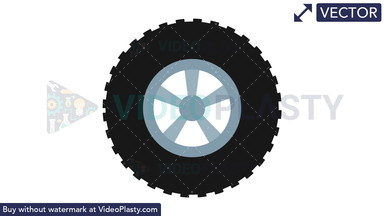 Tire Icon Vector Clipart
