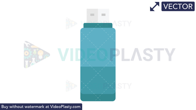 USB Stick Icon Vector Clipart