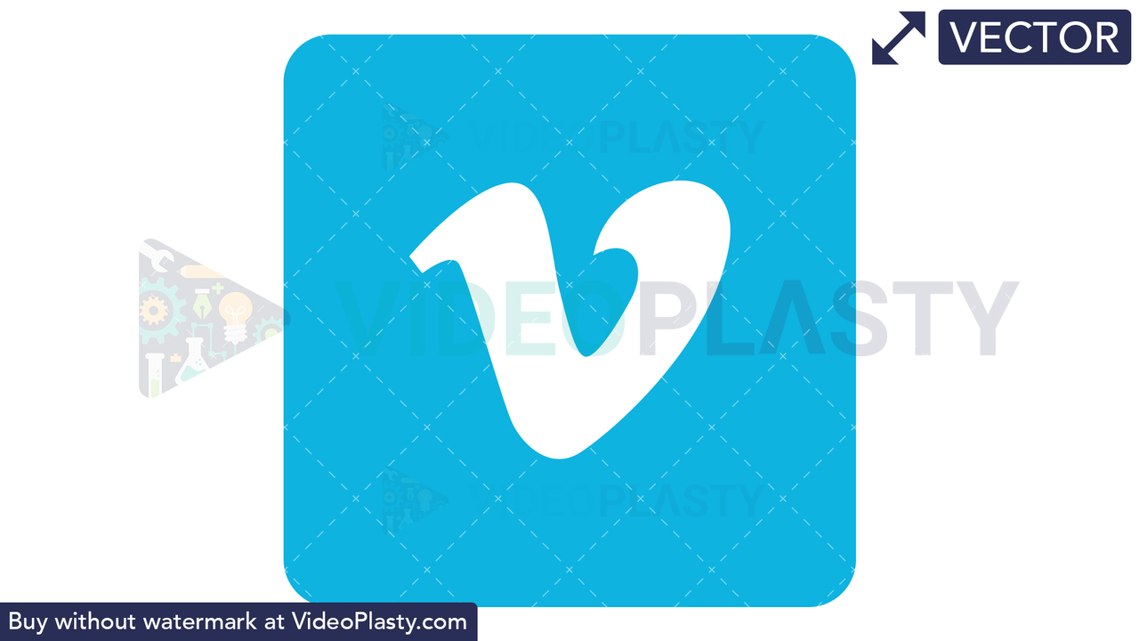 Vimeo Icon Vector Clipart