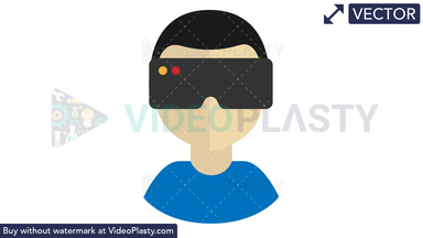 Virtual Reality Icon Vector Clipart